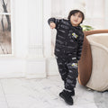 Boys Winter Printed Jacket with Inner Shirt & Trouser