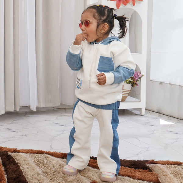 Girls Winter Hoodie Sweatshirt with Trouser